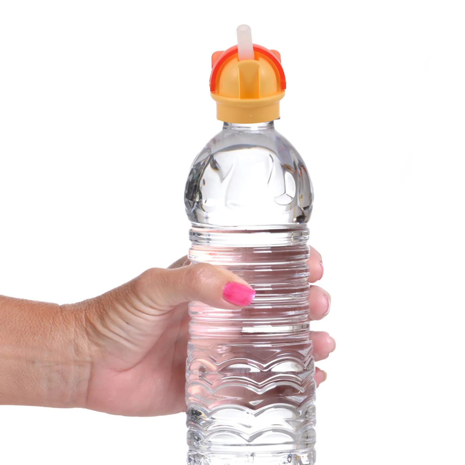 Toddler Water Bottle Straw Lid Convenient Spillproof Antichoking Straw Portable Design Cute Style Water Bottle Adapter