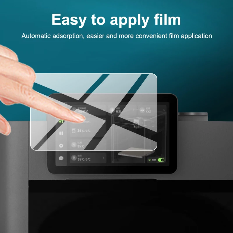 1/2Pcs Tempered Glass Film HD Screen Protector For BambuLab P2S H2S H2D H2C For 3D Printer Screen Protection Accessories-F(x)