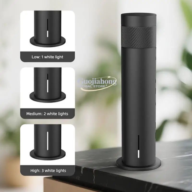 New Style Aluminum Alloy Smart Home Scent air Machine Electric 120ML Waterless Essential Oil Diffuser Hotel Tower Scent Machine