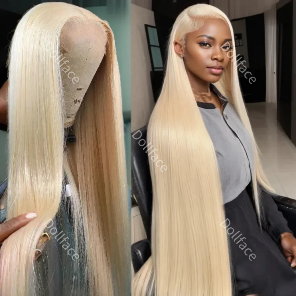 

613 Honey Blonde For Women 13x6 Transparent Lace Frontal Wig 13x4 Wigs Human Hair Choice Brazilian 30 Inch Straight