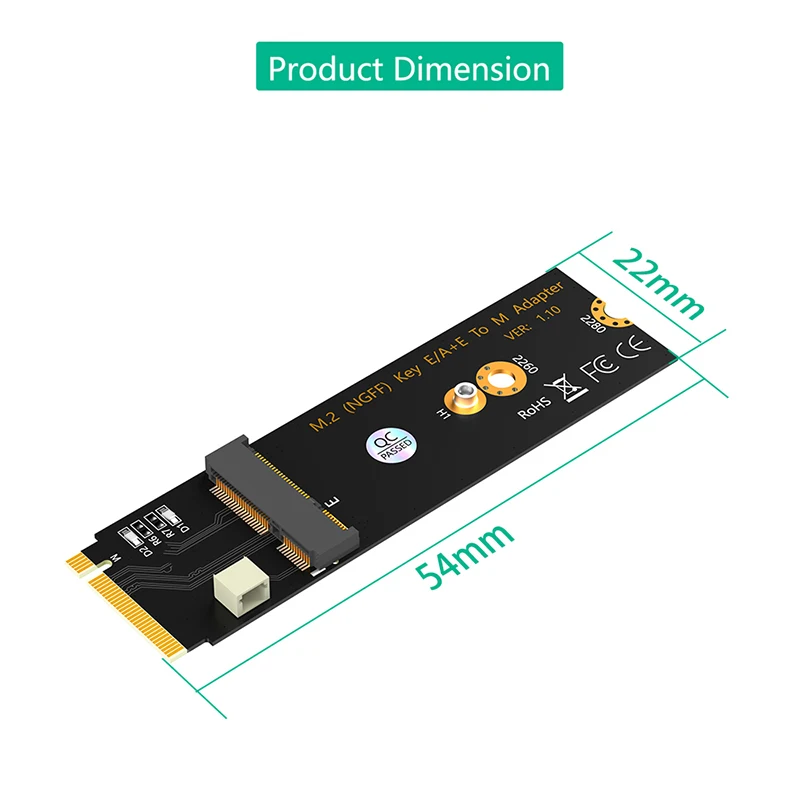 Wi-Fiアダプター,Bluetoothカード,intel ax200,ax201,ax210,e,m2 ngff,e key,ax200に適合