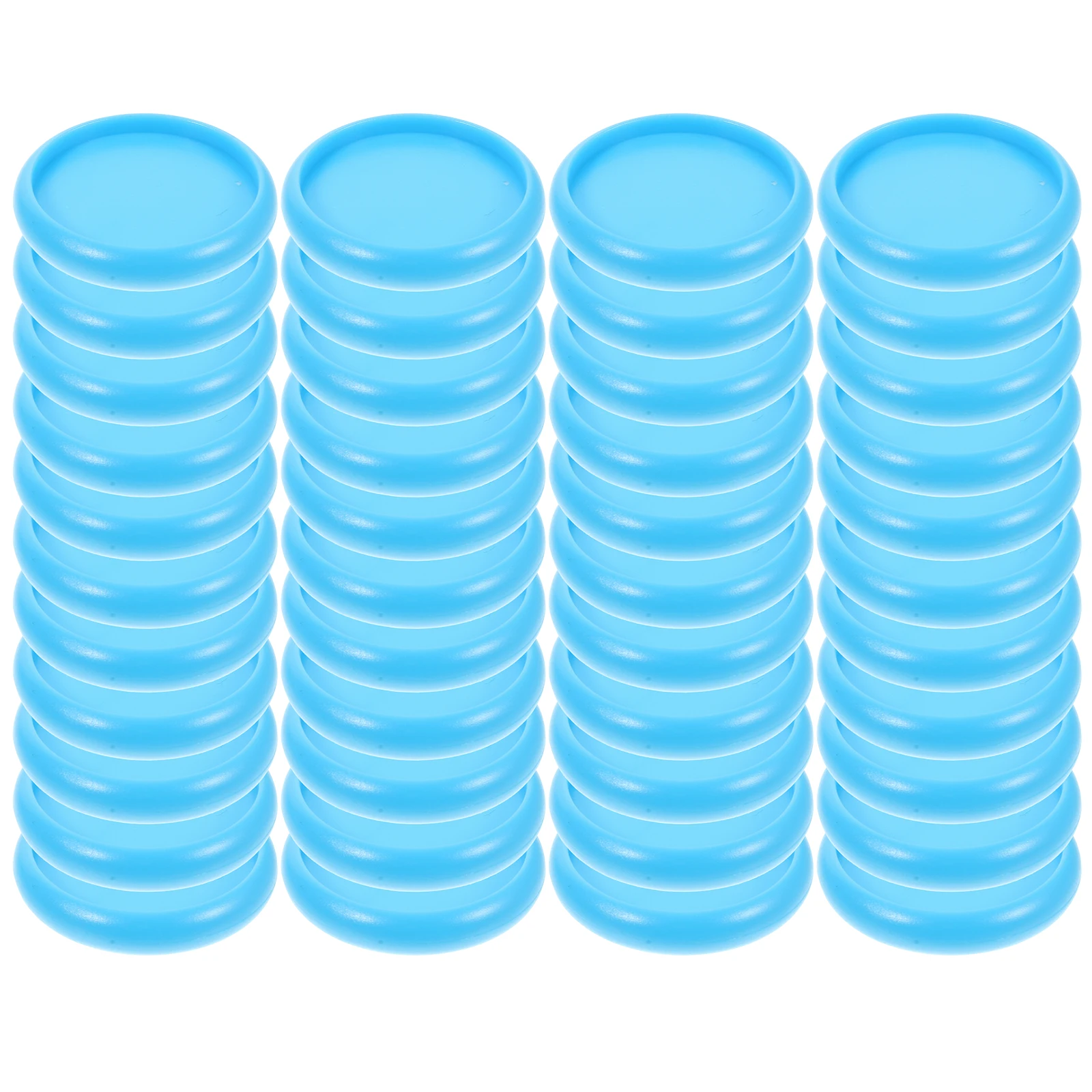 

44pcs Round Binding Discs Premium Abs Plastic Book Binder Rings Mushroom Hole Loose Leaf Snap Rings For Office School