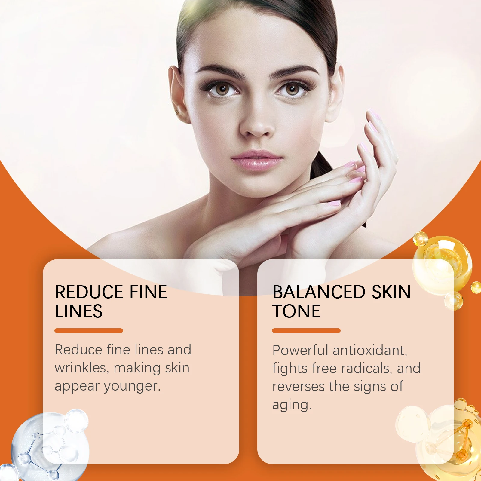 Sérum Clareador de Vitamina C, Remove Manchas Escuras e Sardas, Essência Facial para Clarear Melasma e Melanina, Ilumina a Pele Opaca, Cosméticos para
