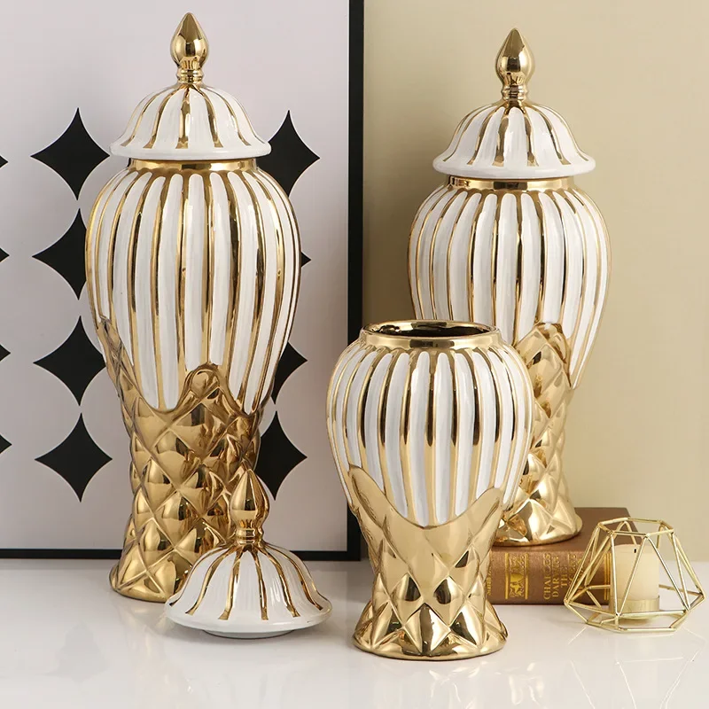 Ceramic Vase Universal Jars Handicrafts and Ornaments Soft Decoration General Jar Hotel Flower Bed Home Decor Jar Bottles