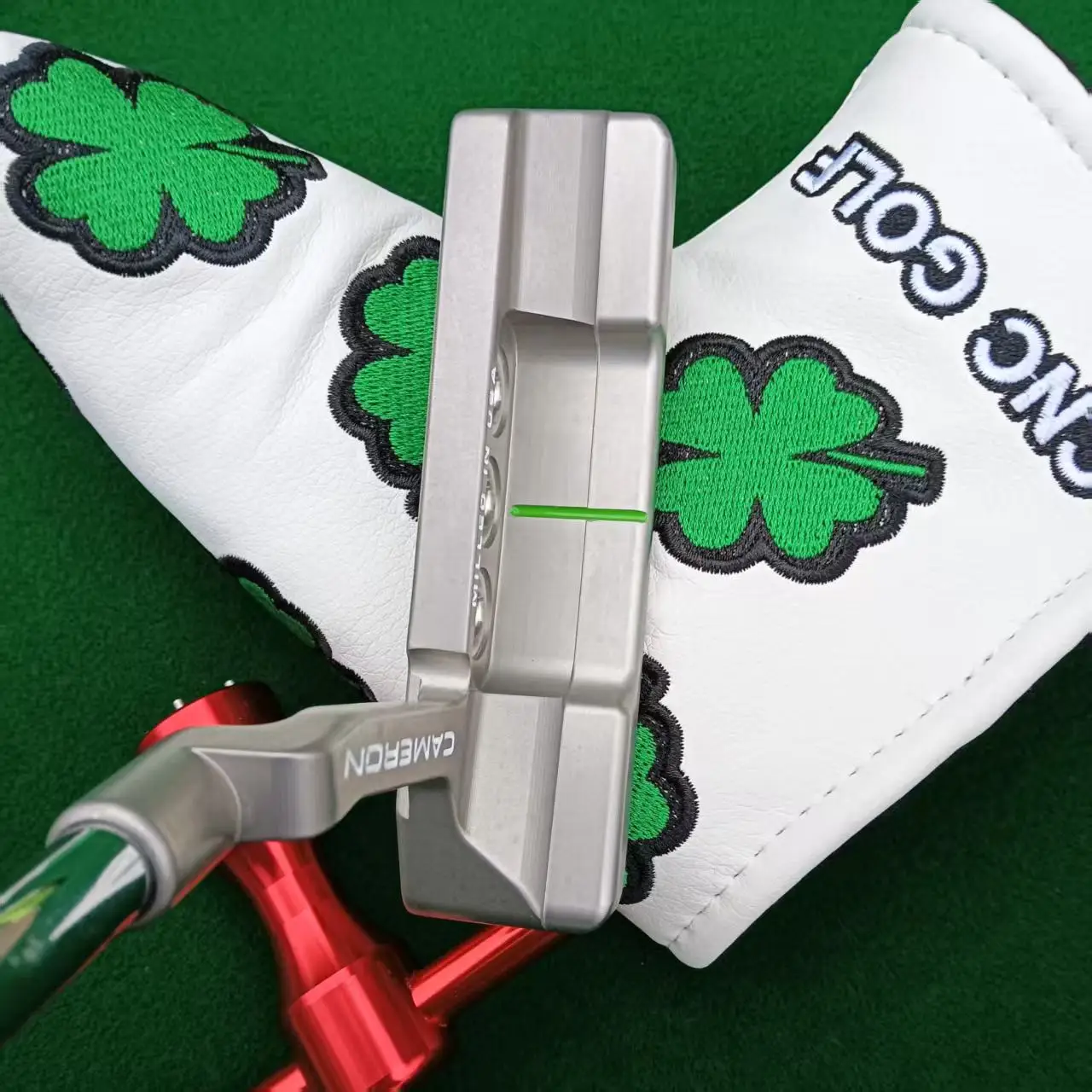 

Паттер для гольфа Special Select Squareback 2 Squareback2 с дизайном четырехлистного клевера, в комплекте с чехлом и съемными утяжелителями.