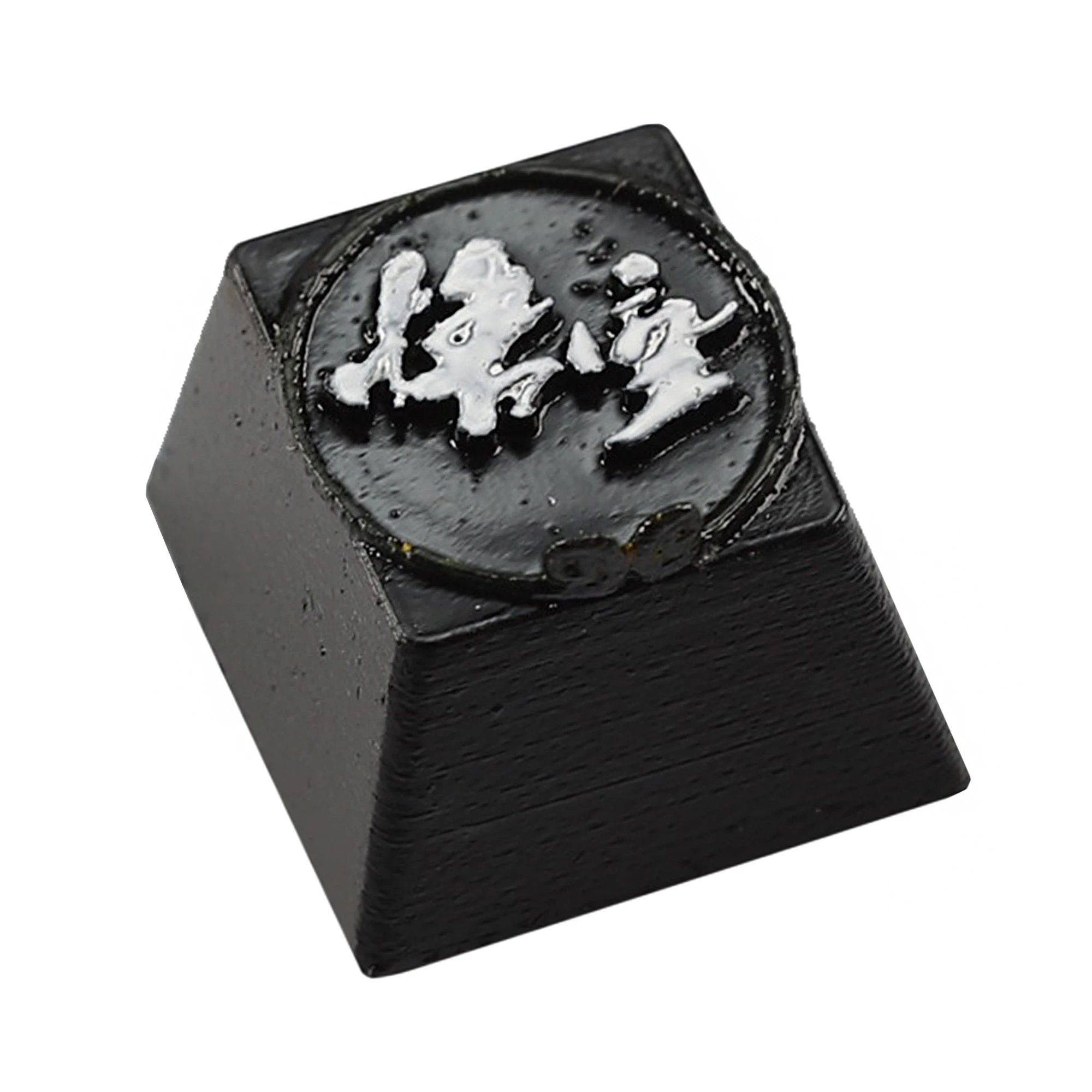 

Новинка Artisan KeyCap Cool Wukong, черная повязка на голову, полимерная колпачок ручной работы на заказ для механической клавиатуры MX