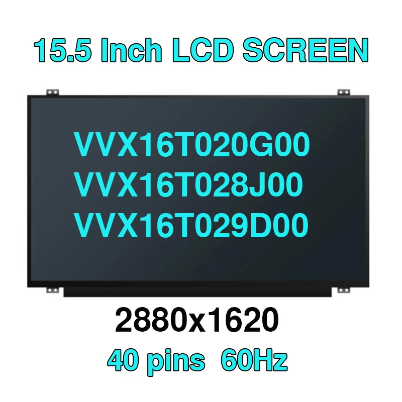 15.5 inche VVX16T020G00 VVX16T028J00 VVX16T029D00 Laptop Display IPS LED LCD Screen panel eDP Replacement For Lenovo Notenbook 2