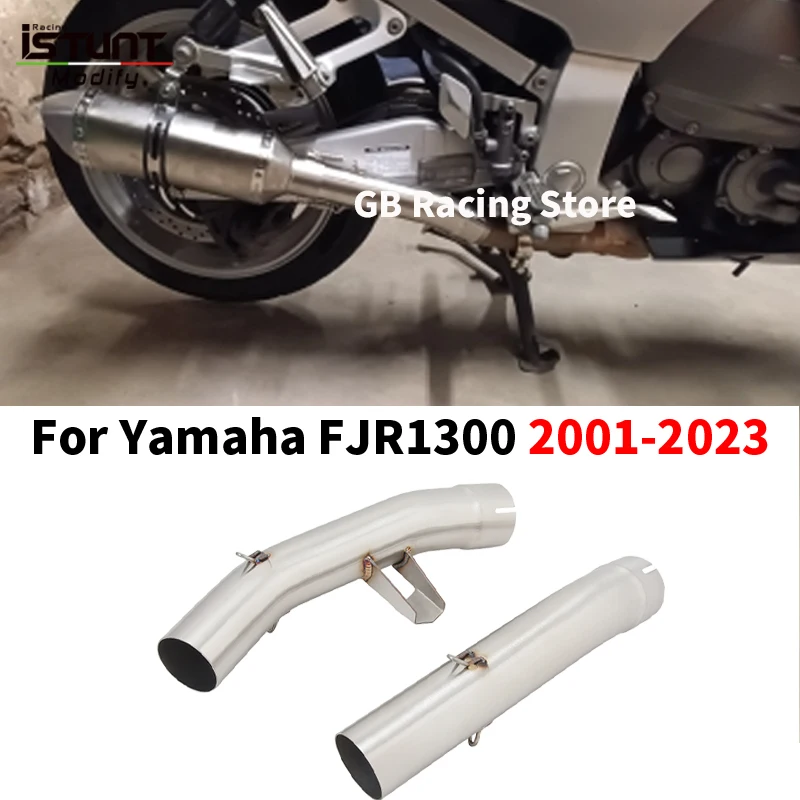 

Slip on For Yamaha FJR1300 2001-2023 Motorcycle Exhaust Stainless steel Mid Link Pipe Modify 51mm Escape Moto Muffler Bike Tube