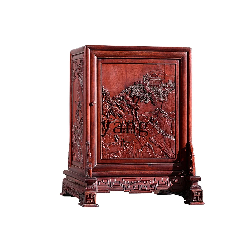 

LH mahogany furniture study cabinet Chinese carved storage storage cabinet