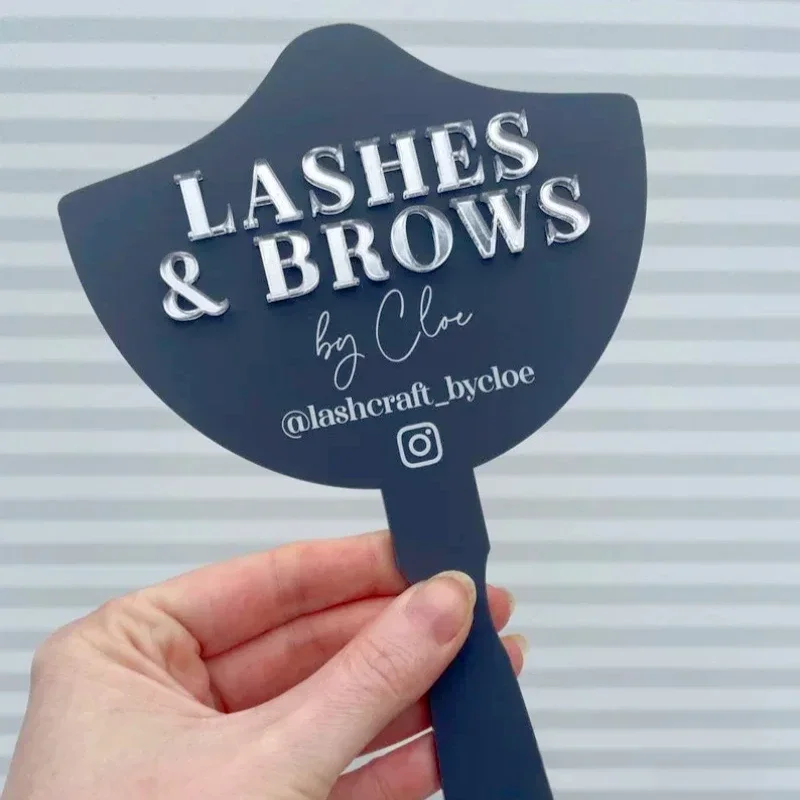 

Lash & Brow Artist Social Media Face Prop Personalised Aesthetics Sign Lash Sign Salon Decor