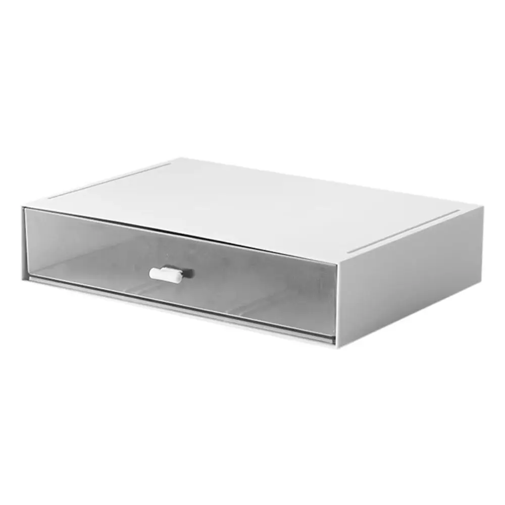 Transparent Desktop Drawer Storage Box Drawer Style Desk Stationery Organizer Office Storage Tools Cosmetics Storage Rack