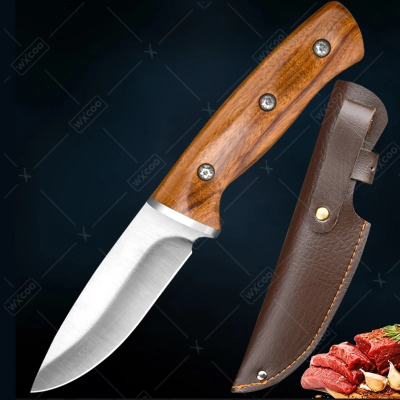 Kitchen Knife Boning Butcher Knife Stainless Steel Meat Cleaver Handmade Forged Chef Knives for Cooking Tools Fruit Knife