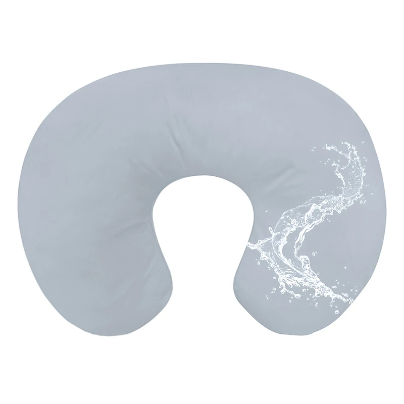 Waterproof Nursing Pillow Cover Newborn U-Shaped Breastfeeding Pillowcase Cushion Cover Slipcover for Boys and Girls