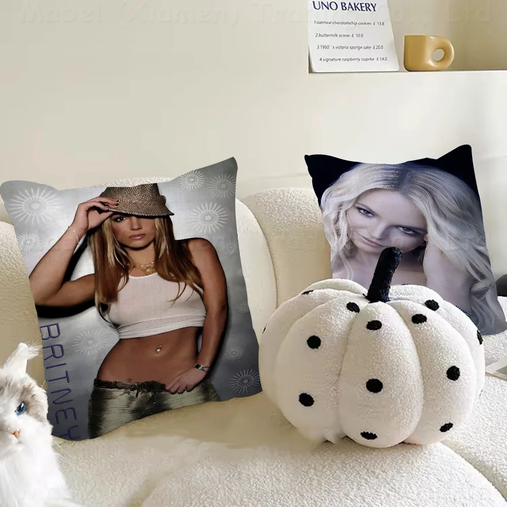 

Singer Britney Spears Cushion Cover Pillowcase Upholstery Sofa Throw Pillow Home Decor Pillowcas