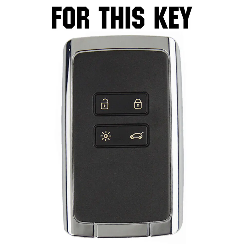 1PC Car Smart Key Bag For Renault Clio Koleos Megane Captur Kadjar Car Remote Control Protective Cover Car Accessories