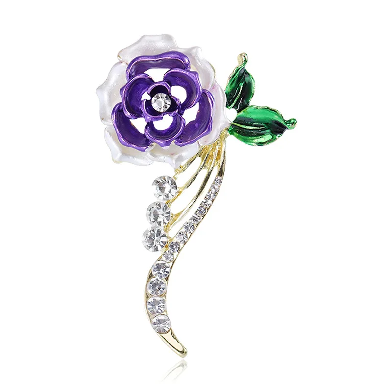 

Fashion Flower Brooch Suitable For Temperament Feminine Charm Dress Wedding Party Jewelry