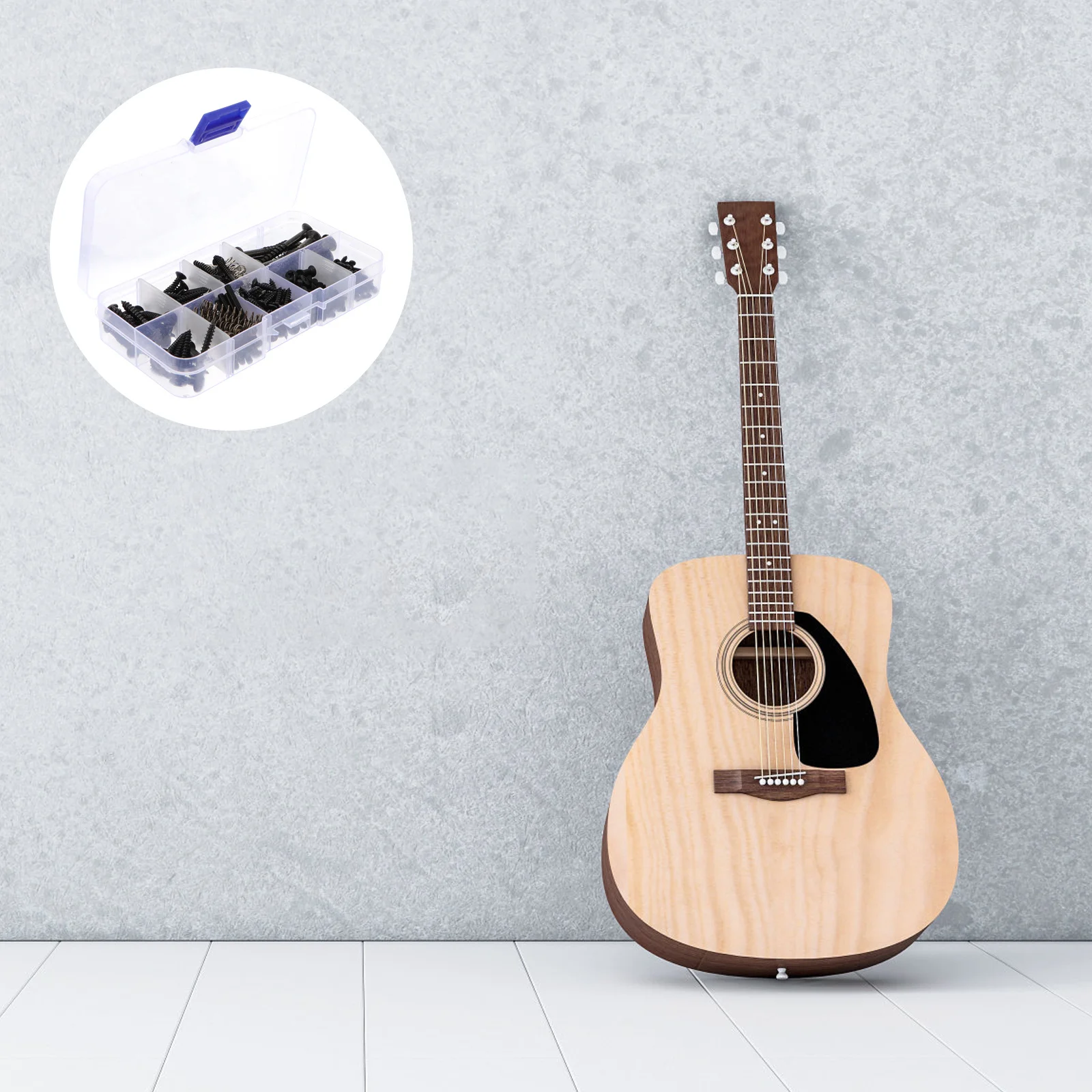 240 قطعة ملحقات الأجهزة مجموعة تركيب سميكة للجيتار الكهربائي لتقوم بها بنفسك مجموعة أدوات المسمار الربيعي طقم تركيب الجيتار