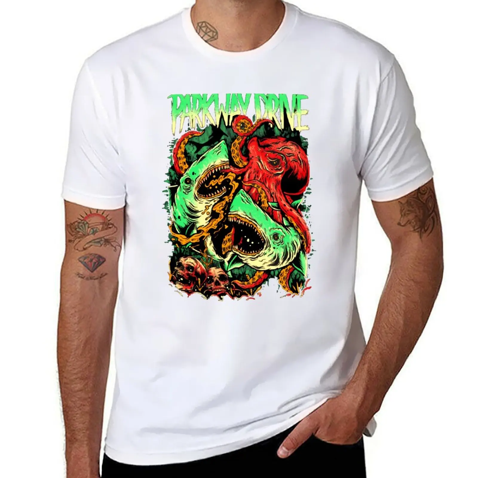 

parkway drive band T-Shirt t shirts with prints man t shirts graphic T-Shirt