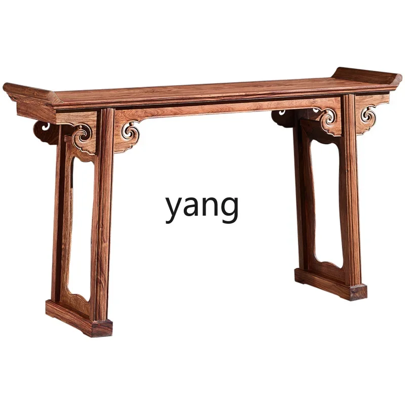 

lmm furniture table rosewood all solid wood red sandalwood Chinese home incense case entrance