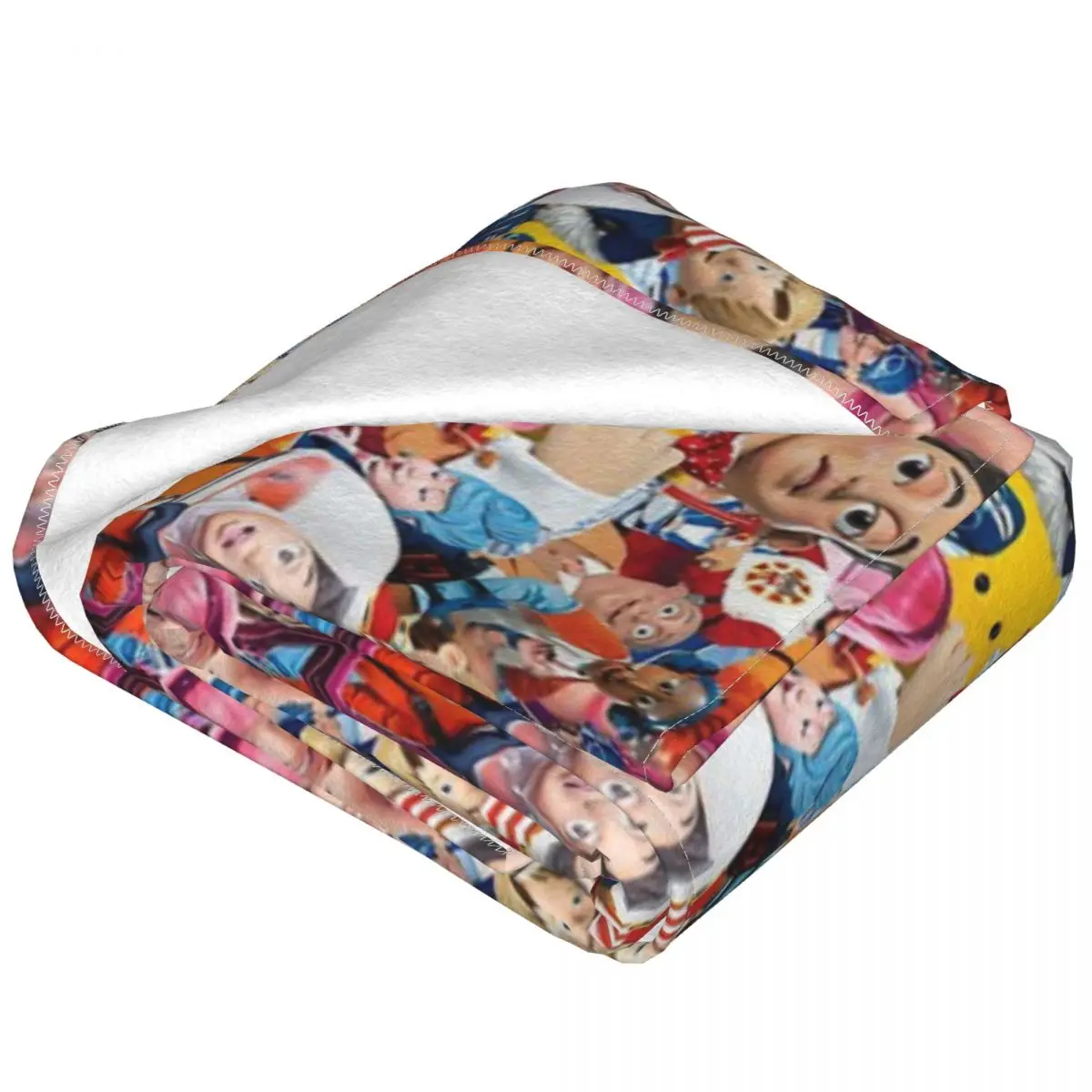 Lazy Town Blanket Bedspread On The Bed Soft Fluffy Soft Blankets On The Bed