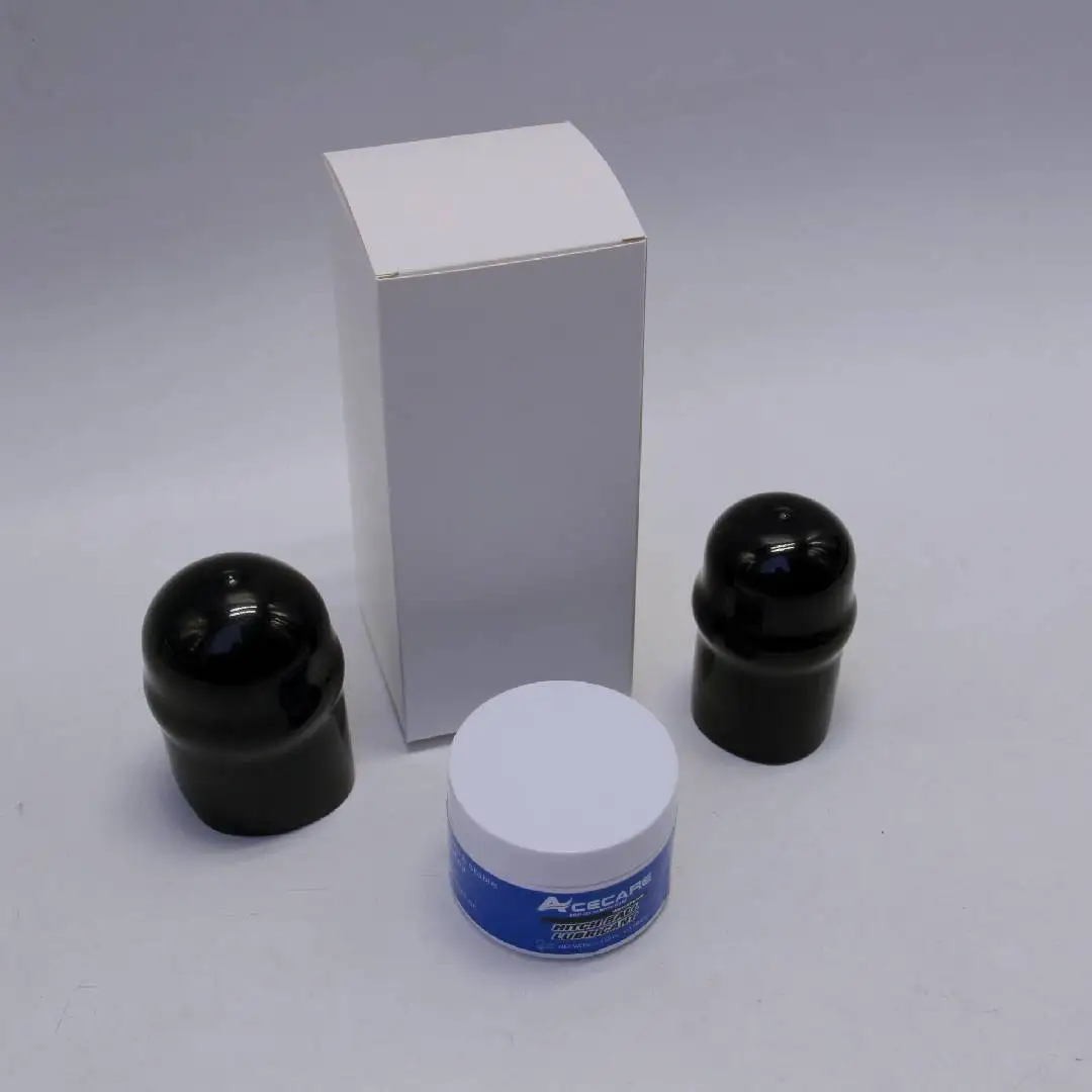 ACECARE 트레일러 히치 볼 윤활유, 트레일러 히치 볼 커버 2 개 포함, 히치 볼 마찰 및 마모 감소, 3.63oz