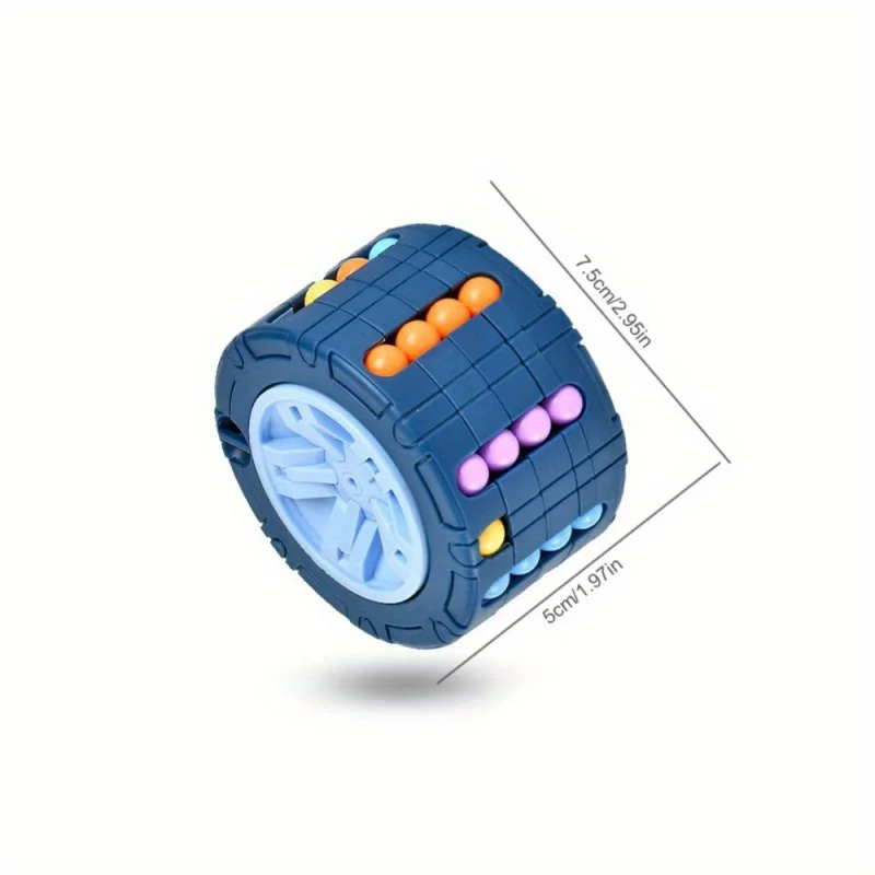 Jeux de Puzzle coulissant rotatif de haricots magiques, jouets anti-Stress et Fidget, casse-tête éducatif Montessori, jeux de voyage pour enfants