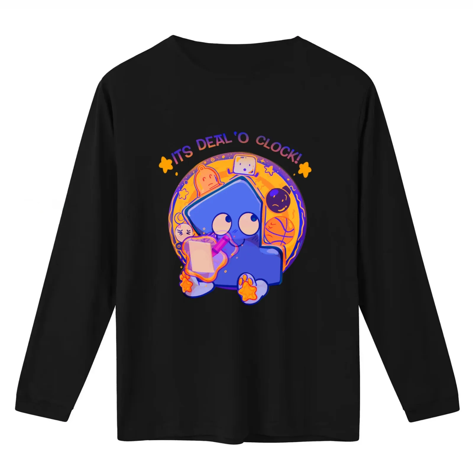 Its Deal o’ clock! T-Shirt Summer Casual Cotton Tee Oversized Streetwear Tops Vintage Graphic Print Loose Fit Short Sleeve