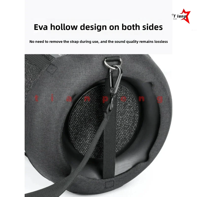 Sound-Permeable Household Office Storage Cover for Sony SRS-XG500 Wireless Speaker Shockproof Portable Carry Bag With Hand Strap