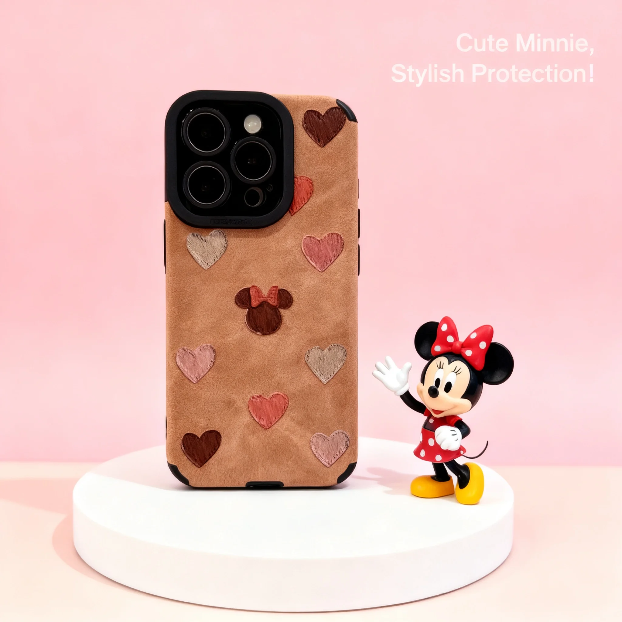 

Mickey Mouse Cartoon Shockproof Protective Case for iPhone 17 Huawei Nova 15 Mate 80 Cute Love Design Anti Drop Phone Cover