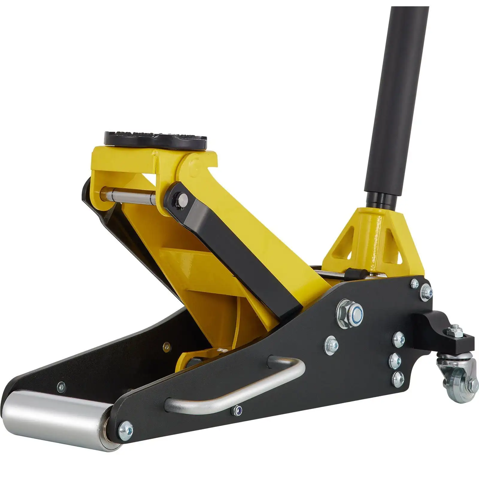 

1.5 Ton Low Profile Racing Floor Jack - Dual Pump Aluminum/Steel Car Lift, Quick Rise, Lightweight