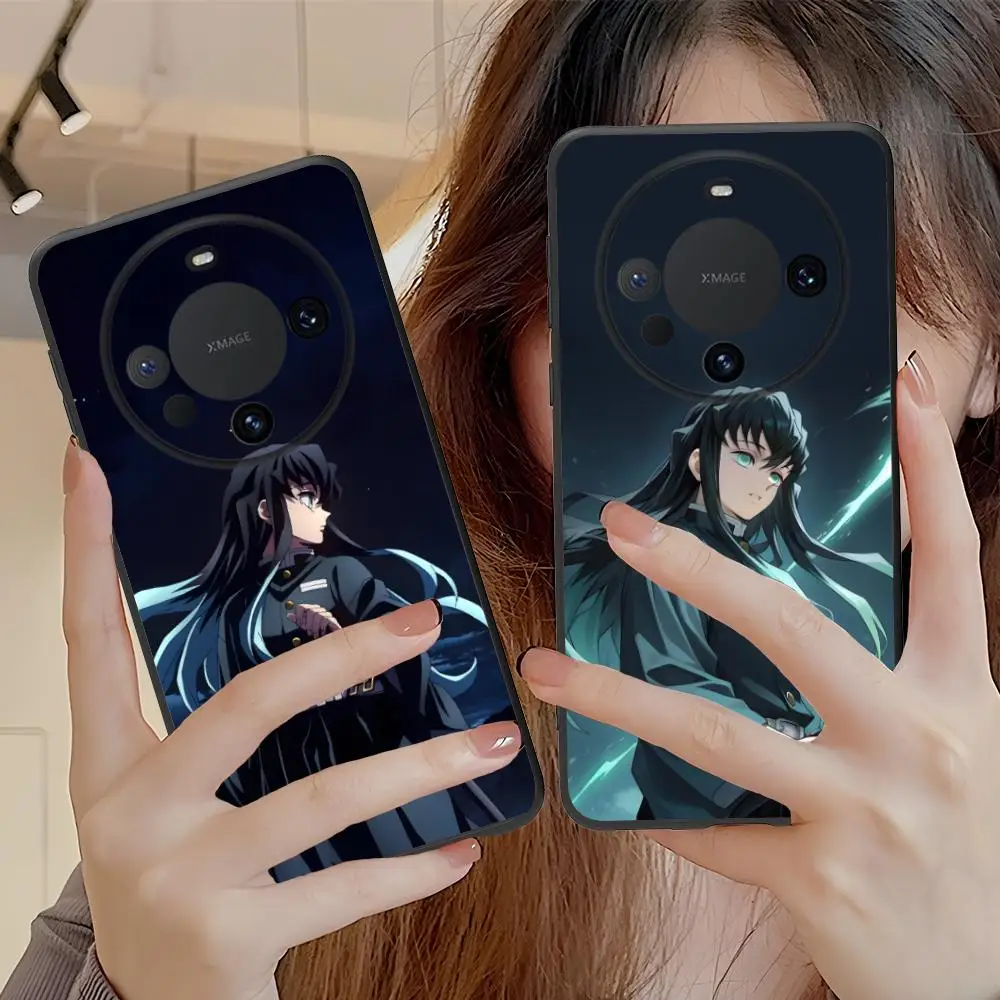 귀멸의 칼날 무이치로 폰 케이스 (화웨이 메이트 60 50 40 30 20 10 프로 플러스 라이트 E 5G 컬러 보호 핸드폰 커버 예쁜)