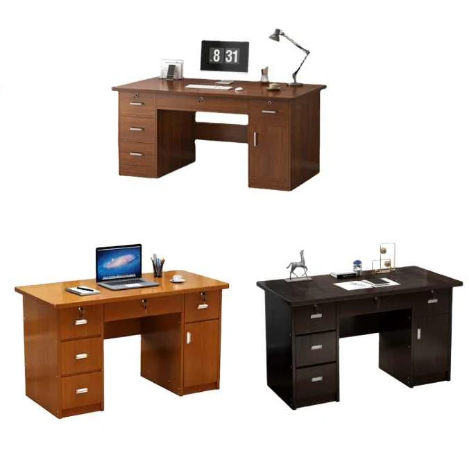 

Simple Wooden Staff Office Furniture Study Desk Office Desk Computer Desk