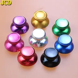 JCD 2PCS Colorful Aluminum Metal 3D Analog Thumbsticks Mushroom Joystick Cap For Xbox 360 Controller
