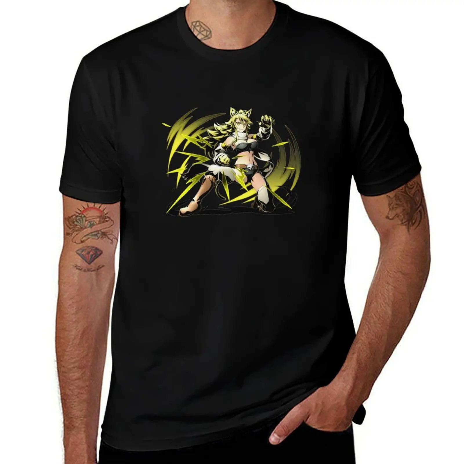 

Anime Akame ga Kill Leone T-Shirt t shirts for man slim fit anime t shirts oversize man graphic t shirt T-Shirt
