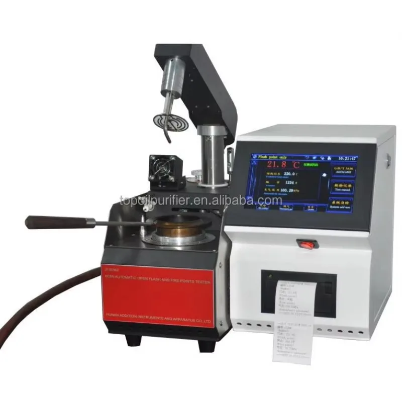 Probador automático de puntos de fuego y flash abiertos TPO-3500A