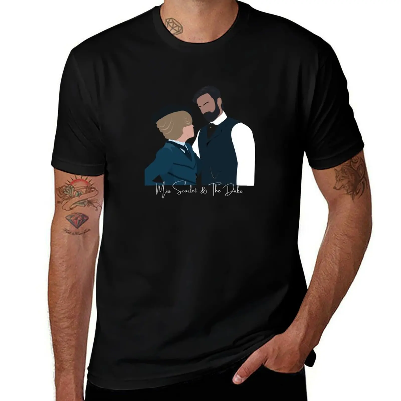 

William Wellington's Sexy Step T-Shirt Short sleeve tee cotton man t-shirts Louboutins clothes for men