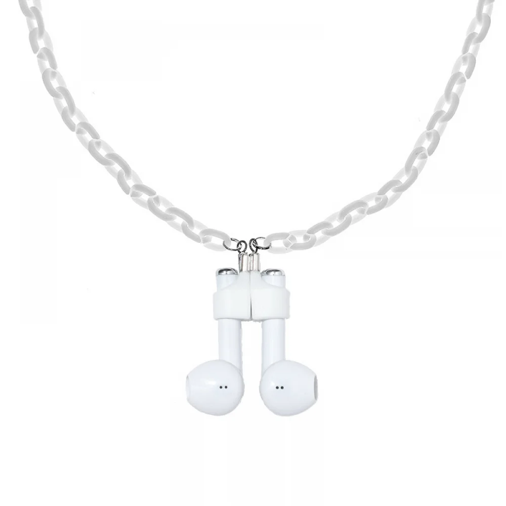 

Beadsnice Wireless Headest Anti-Lost Chain Acrylic Holder Necklace Airpods with Chain Necelaces for Airpods