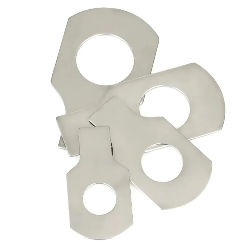 M3 M4 M5-M22 304 Edelstahl Einzigen Lug Kragen Locking Stop Tab Washer Mit Lange Tab – Detail 2