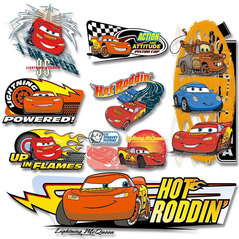 

Cars image DIY Appliques Stickers on Clothes Garment Accessories Heat Vinyl Ironing Stickers Decor
