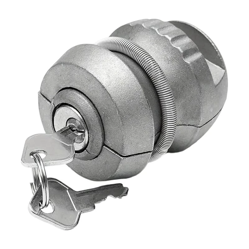 AA73 Hitch Lock Trailer Parts Anti-Theft Hitch Ball Lock Coupling Tow Caravan Tow RV Car Trailer Components