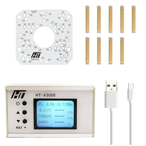 Shooter Messdrehklebergeschwindigkeit Energiemessung, Chronograph -Kugelgeschwindigkeitstest mit LCD -Hintergrundbeleuchtung 6 Hauptverkaufswaffe mit Paint -Kugeln - №3