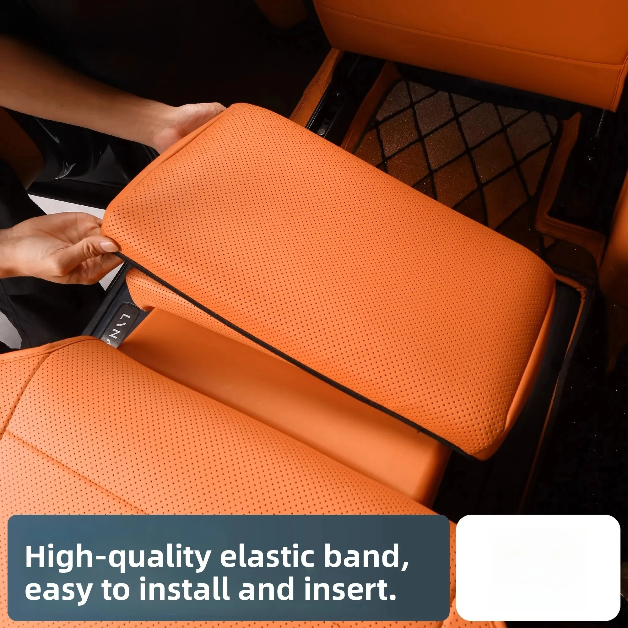 

Автомобильное электрическое сиденье, поддержка ног, защитный чехол, второй ряд, кожаная подставка для ног, защита от ударов, аксессуар для Lynk & Co 900