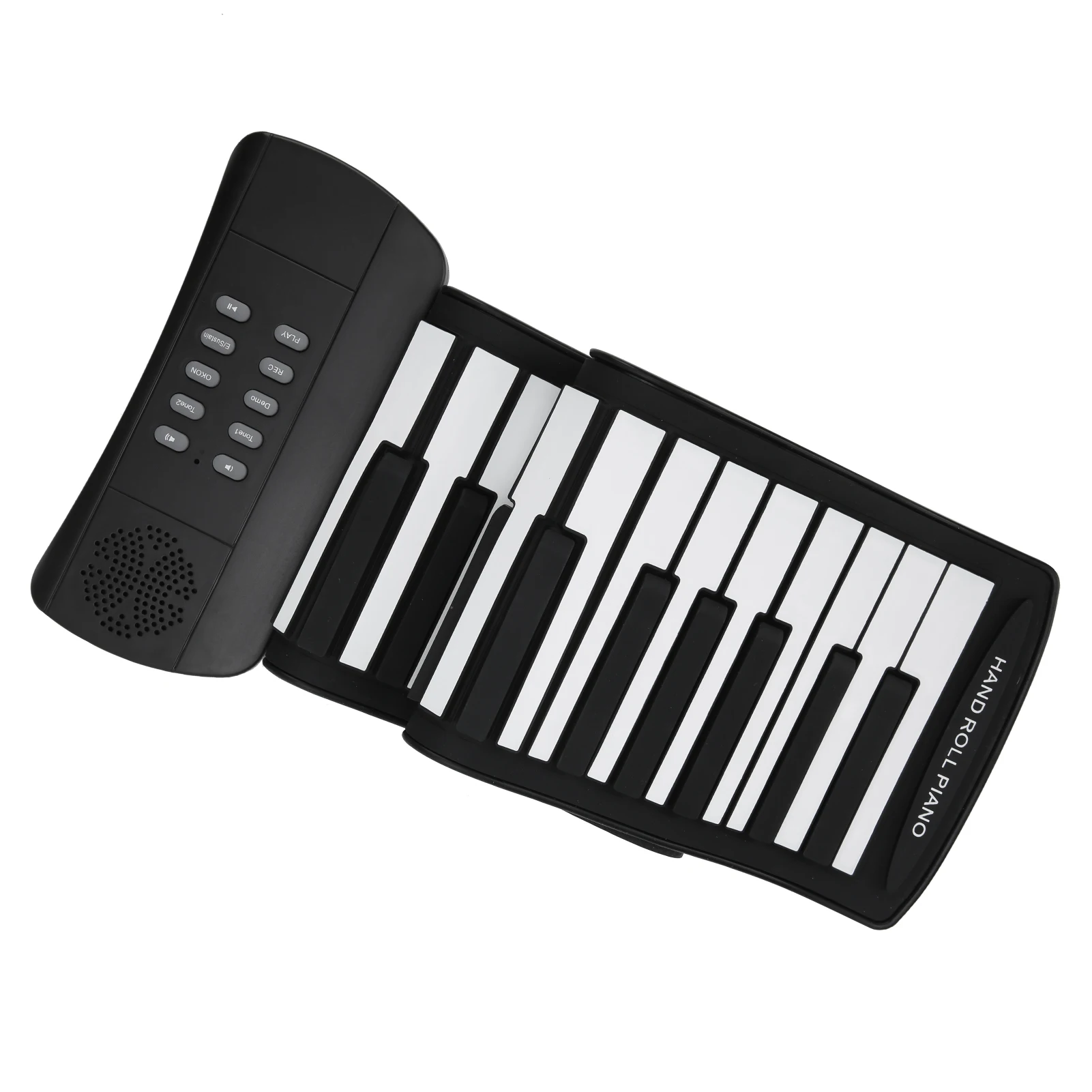Hand Roll Piano 61 Key Foldable Silicone Rechargeable Electric Keyboard Adult Beginner MIDI E-Keyboard Musical Instrument