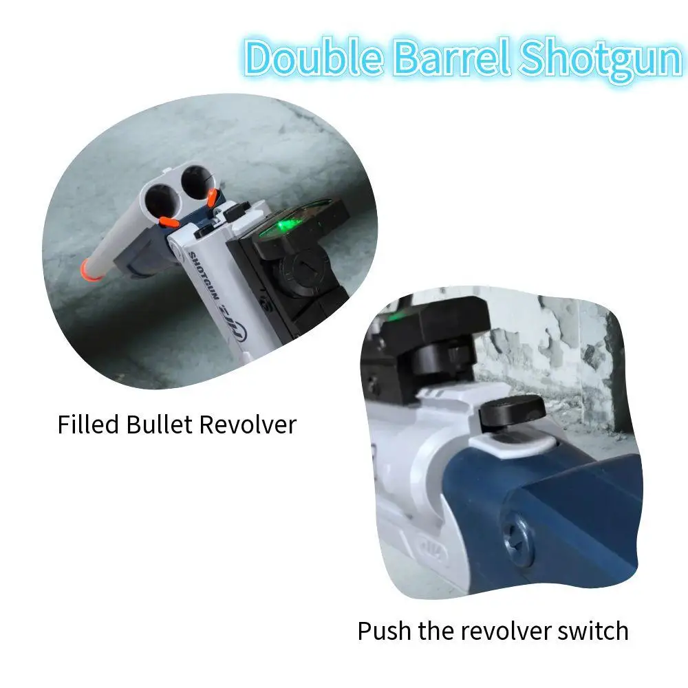 Ce/cpc Certificato Eva Soft Bullet Pistole giocattolo Plastica Abs 14y Film Revolver Liquidazione Outdoor Squadra/famiglia Pistola da battaglia Sport giocattolo
