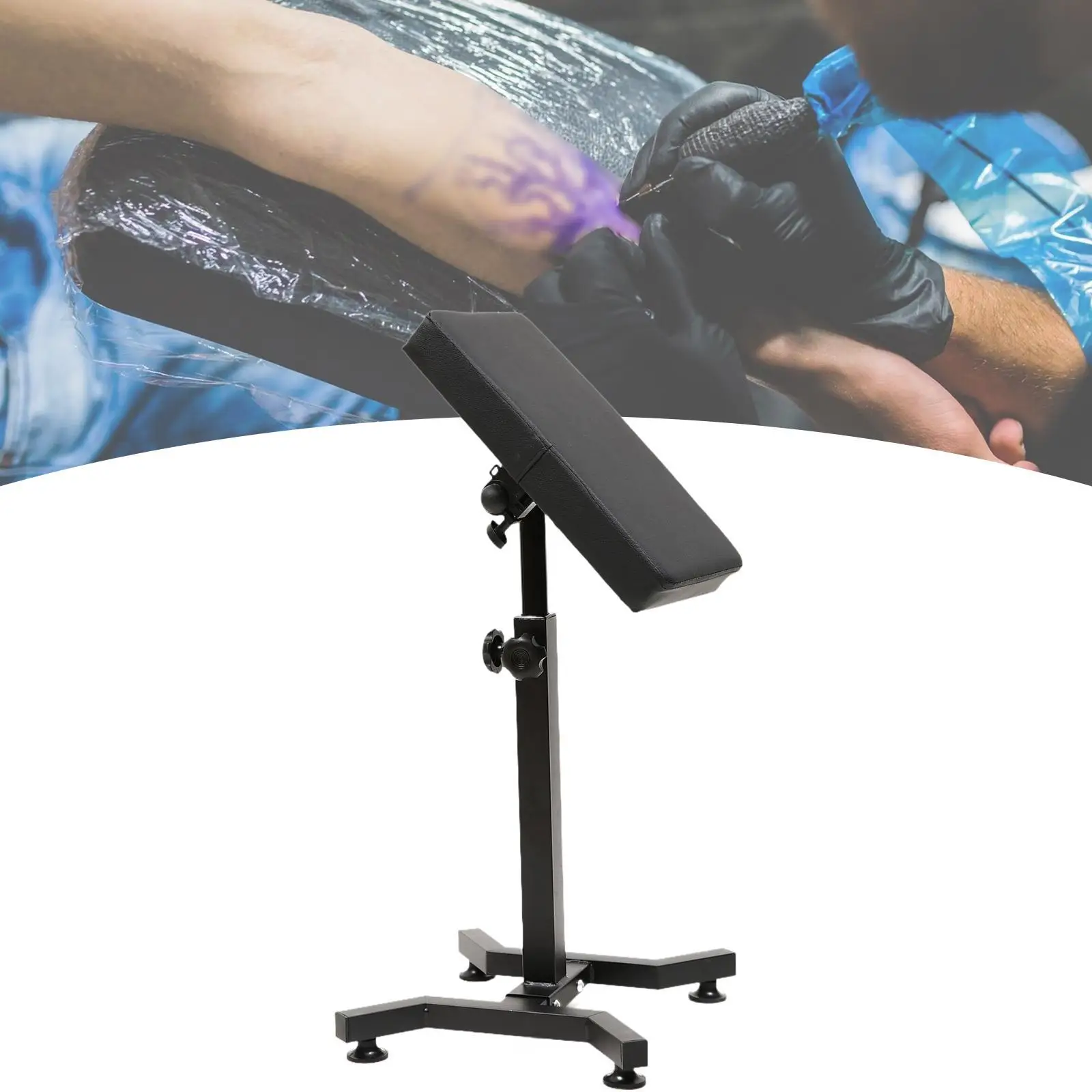 

Tattoo Armrest Non Slip Base Adjustable for Studios Beauty Salon Salons