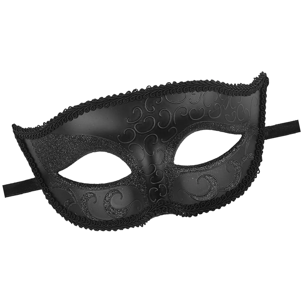 Masquerade Mask Venetian Vintage Costume Party Decor Plastic Masks Cosplay Half Props