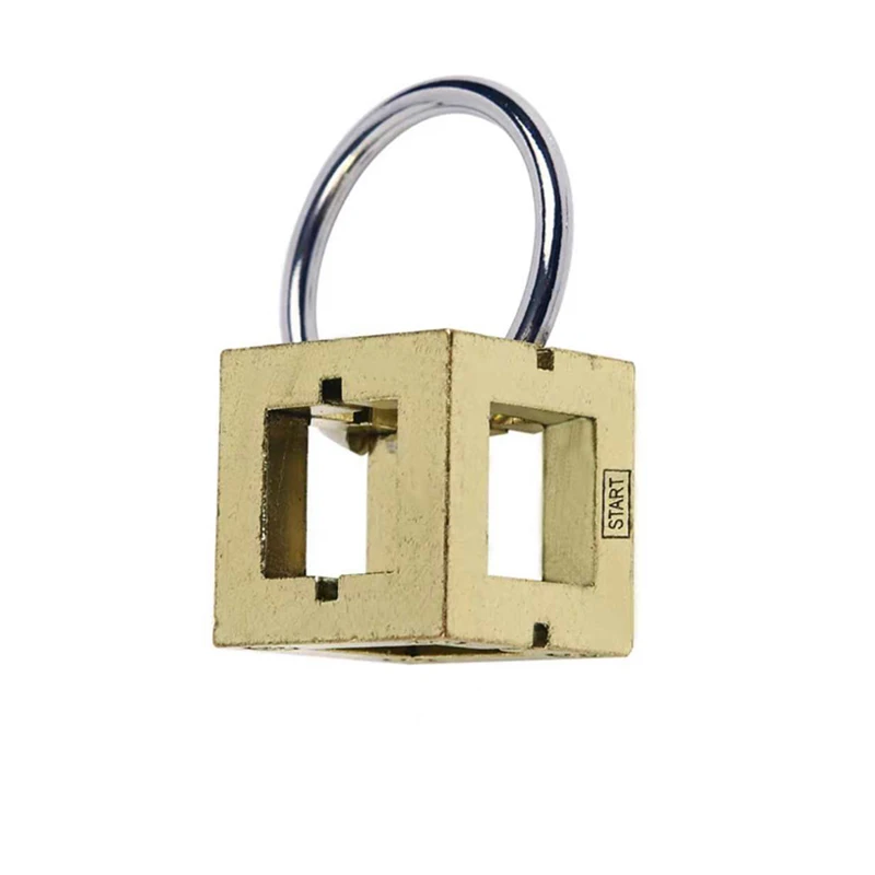 Rompicapo in metallo Scatola puzzle Difficile magia Mente Sfida IQ Test logico intelligente Giocattoli educativi per bambini Adulti