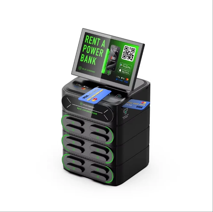 Powerbank Mobile Phone Charging Station Powerbank Station for Restaurant and Cafe