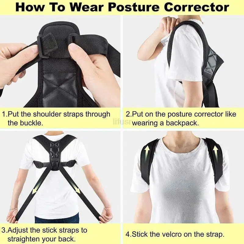 Back Correction Anti-Humpback Belt Adult Children Posture Correction Corrector back support corrector Breathable belts women