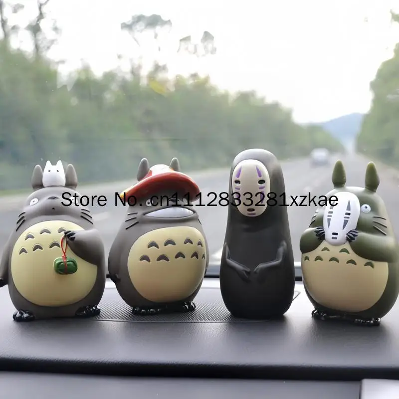 Hot Sale Cartoon Anime Totoro Ornament Toy Doll Vinyl Car Ornament Home Cake Baking Manga Decoration Supplies Birthday Gift